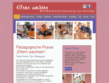 Tablet Screenshot of eltern-wachsen.de